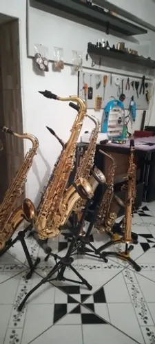 Ssx alto, saxofone tenor e sopram