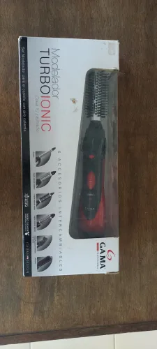 Escova modeladora de cabelo turboionic gamma 220 volts