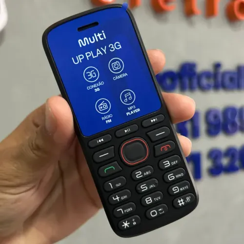 Celular Para Idoso Up Play Dual Chip Tela 1.8 Multilaser 3G