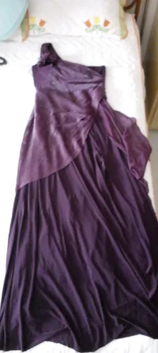 Vestido de festa vinho G