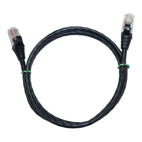 Cabo de rede de internet 50 cm crimpado rj45 preto