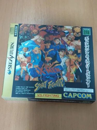 Luva Repro X-Men vs. Street Fighter - Sega Saturn