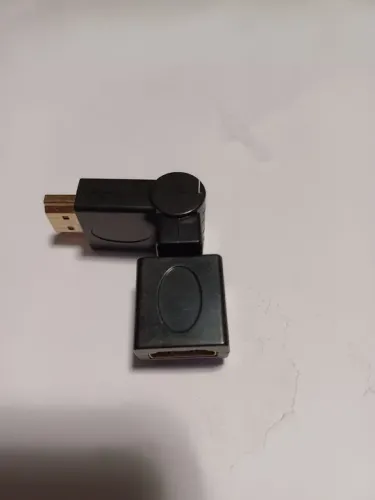 Adaptador articulado 90° usb tipo c femea para tipo c macho