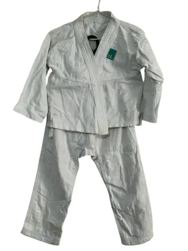Conjunto de Judô Branco - Tamanho 4 anos
