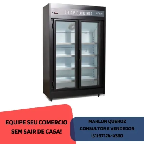 Expositor Refrigerado 2 Portas Polar Novo