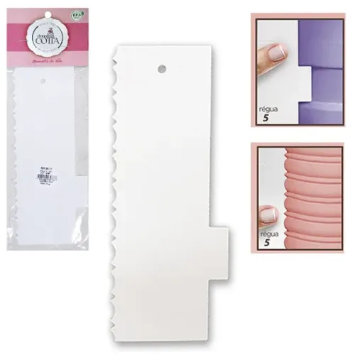 Espátula Decorador Régua De Bolo De Plástico Dona Cotta N 5 Linha
