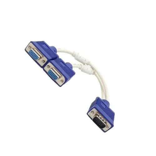 Divisor Cabo Vga Duplicador 1 Macho X 2 Femea