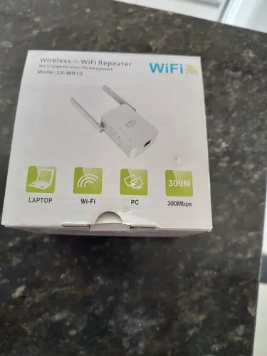 Repetidor de sinal wireless de 300mbps só 50,00 reais