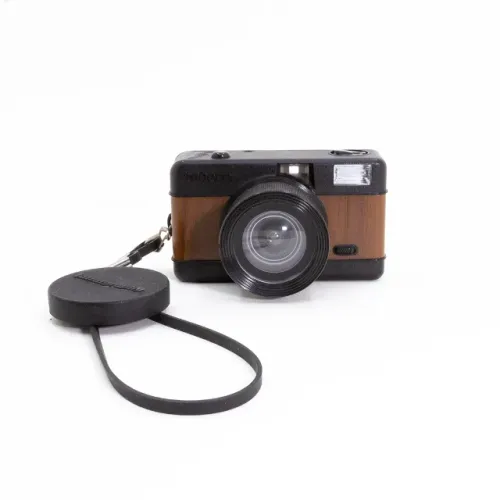 Câmera Compacta Lomography Fisheye One Woodgrain Sem Flash
