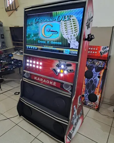Super Máquina Videokê Tela de 40"