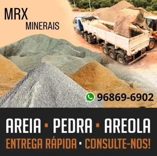 Areia Lavada Pedra Areola Fresa