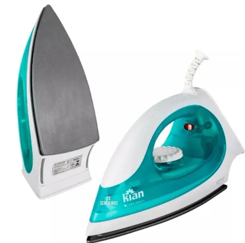 Ferro De Passar Seco Kian 1300w Antiaderente Leve