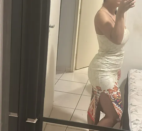 Vestido Longo Estampado com Fenda