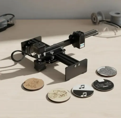 Neje 2S Laser Profissional - Imprime em Capas, MDF, Acrílico e Muito Mais!