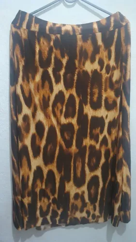 Saia Leopardo Marrom