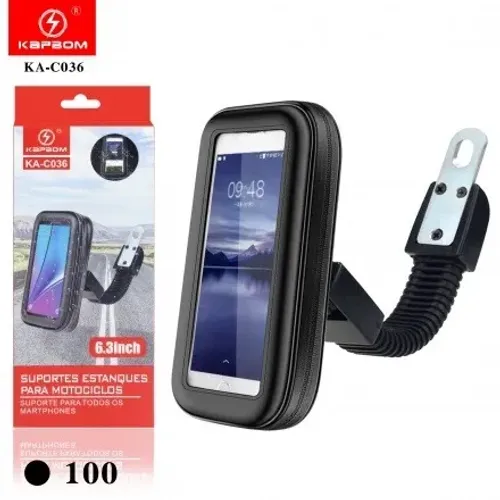 Suporte Celular Para Moto E Bike Impermeavel 6.3 Universal KA-C036 0989