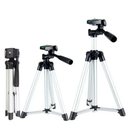 Tripé em Alumínio 55Cm para Celular, Câmera