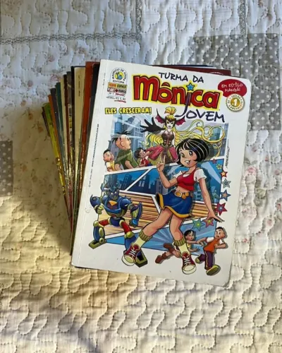 COLEÇÃO TURMA DA MÔNICA JOVEM - VOL. 1 AO VOL. 18