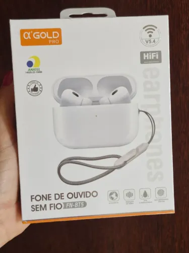 Fone De Ouvido Sem Fio Bluetooth V5.4 Homologado Anatel 2026 Branco