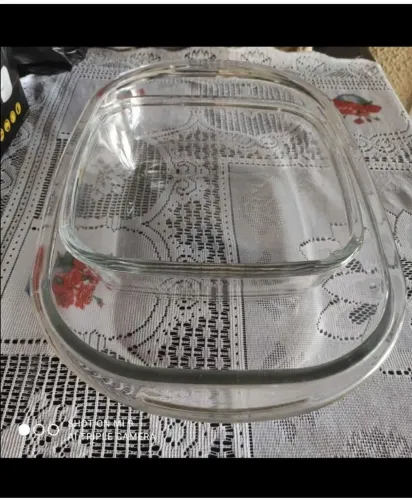 Forma de Vidro Retangular para Assar
