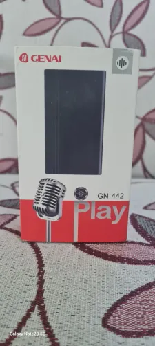 Microfone Genai GN-442 - Grave suas ideias!