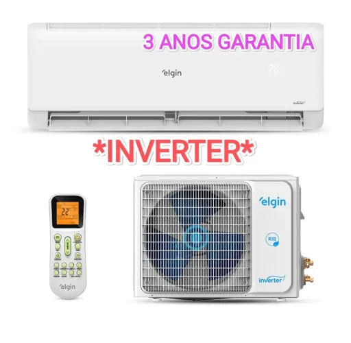Ar Split Elgin Inverter 9000 Btus + Novo +  3 Anos Garantia + Cartão 12x!!