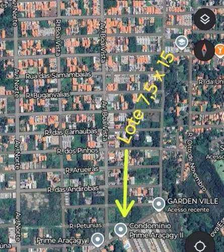 Lote/terreno 7x15 R$ 80 mil