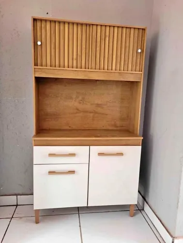 NOVO! Armário de Cozinha Kit 4 Portas 1 Gaveta (Novo) Entrega Grátis! 