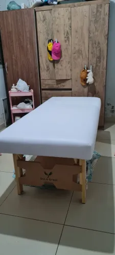 Maca fixa/ Suporta 200kg/ largura 82cm/ altura ajustavel, NUNCA USADA!