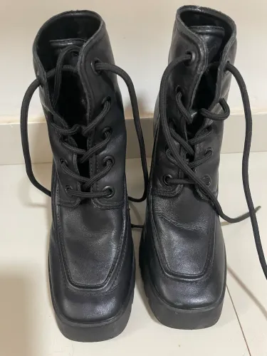 Coturno tratorado schutz COURO