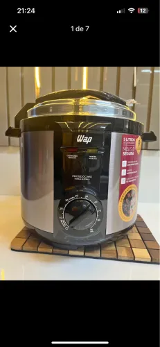 Panela de pressão em inox elétrica 