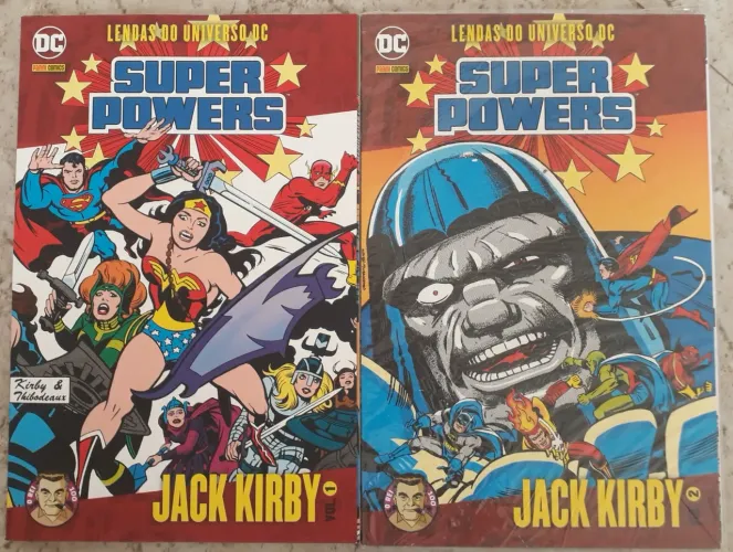 Super Powers Vol 1 e 2 por Jack Kirby Lendas do Universo DC Panini
