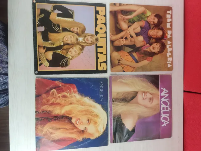 Lote de vinil: trem da alegria, Angélica e Paquitas