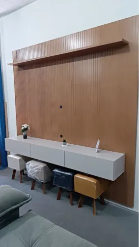 Painel fresado mdf TV até 75" 12x sem juros