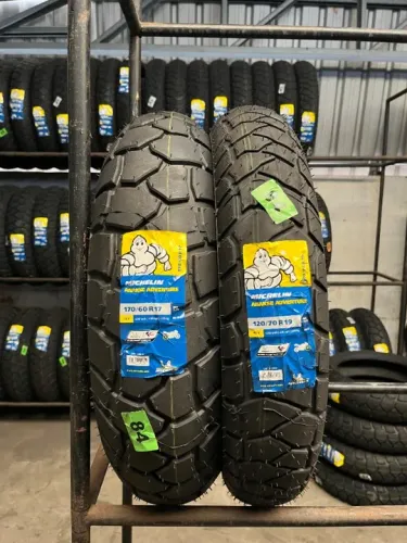 Par de pneu Michelin Anakee Adventure 170/60-17 e 120/70-19 Bmw GS1200 GS1250 GS1300/Ducat
