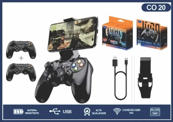 CONTROLE GAMER PARA CELULAR WIRELLES