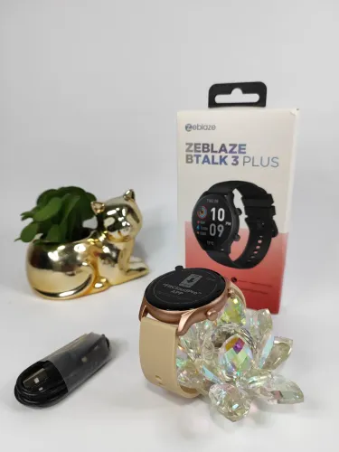 Zeblaze Btalk 3 Plus Smartwatch GOLD - Novo!
