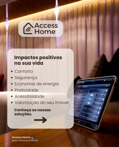 Automação de Iluminação, Ar-condicionados, TVs, Sala de Cinema