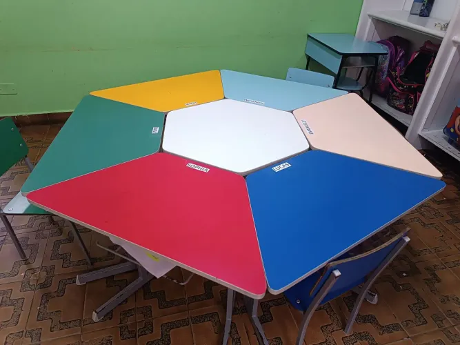 Mesas escola infantil