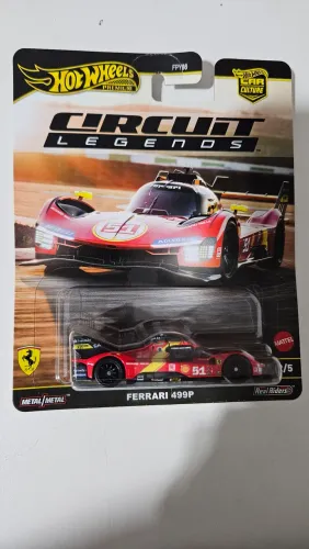 Carrinho Hot Wheels Ferrari 499P Circuit Legends