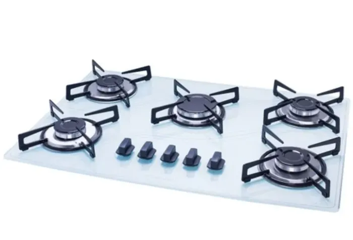 Cooktop 5 bocas branco