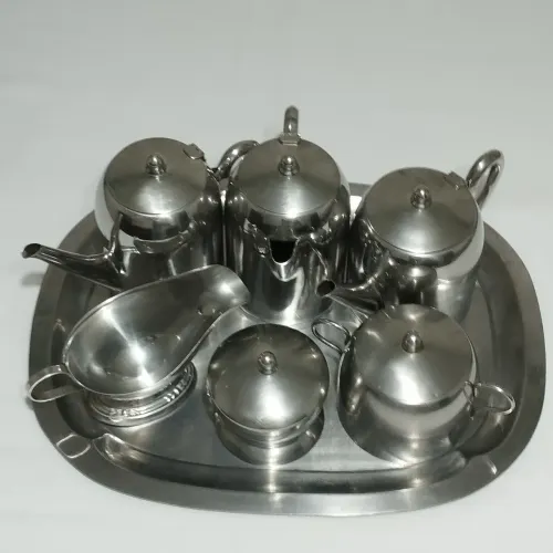 Conjunto chá e café aço inox FRACALANZA