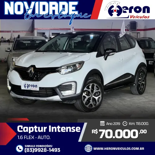 Renault Captur Intense 1.6 16V Flex 5P Aut. 2019