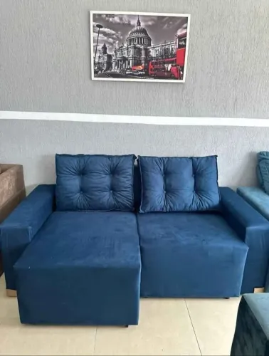 NOVOS Sofa Retratil tecido Premium Suede Cristal 2 Lugares 190cm largura