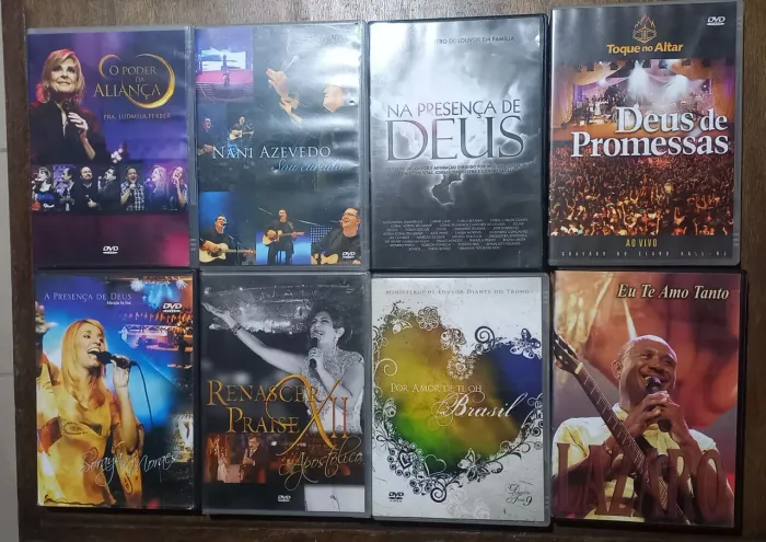 Dvds Gospel variados consulte valor e disponibilidade