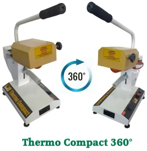 Kit Transfer Giro 360 Thermo Compact Copos E Cilíndricos + Impressora Laser colorida HP