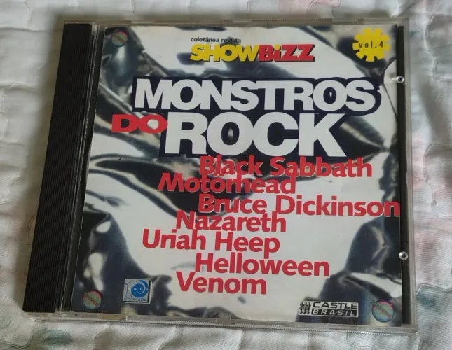 CD 'Monstros do Rock' Vol. 4 - Coletânea Showbizz