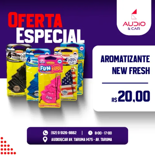 Aromatizantes para carros NewFresh