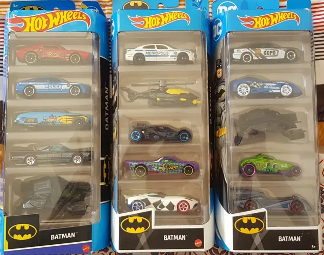 Hot Wheels Pack Batman carrinhos