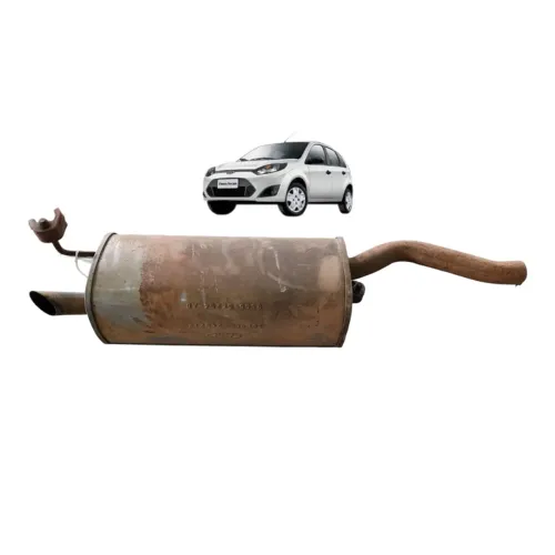 Escapamento Silencioso Abafador Ford Fiesta Hatch 2010 2011